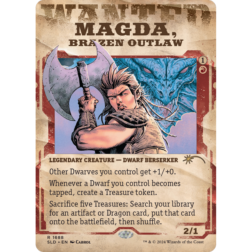 Magda, Brazen Outlaw (SLD-1688) - Secret Lair Drop: (Showcase) (Borderless)