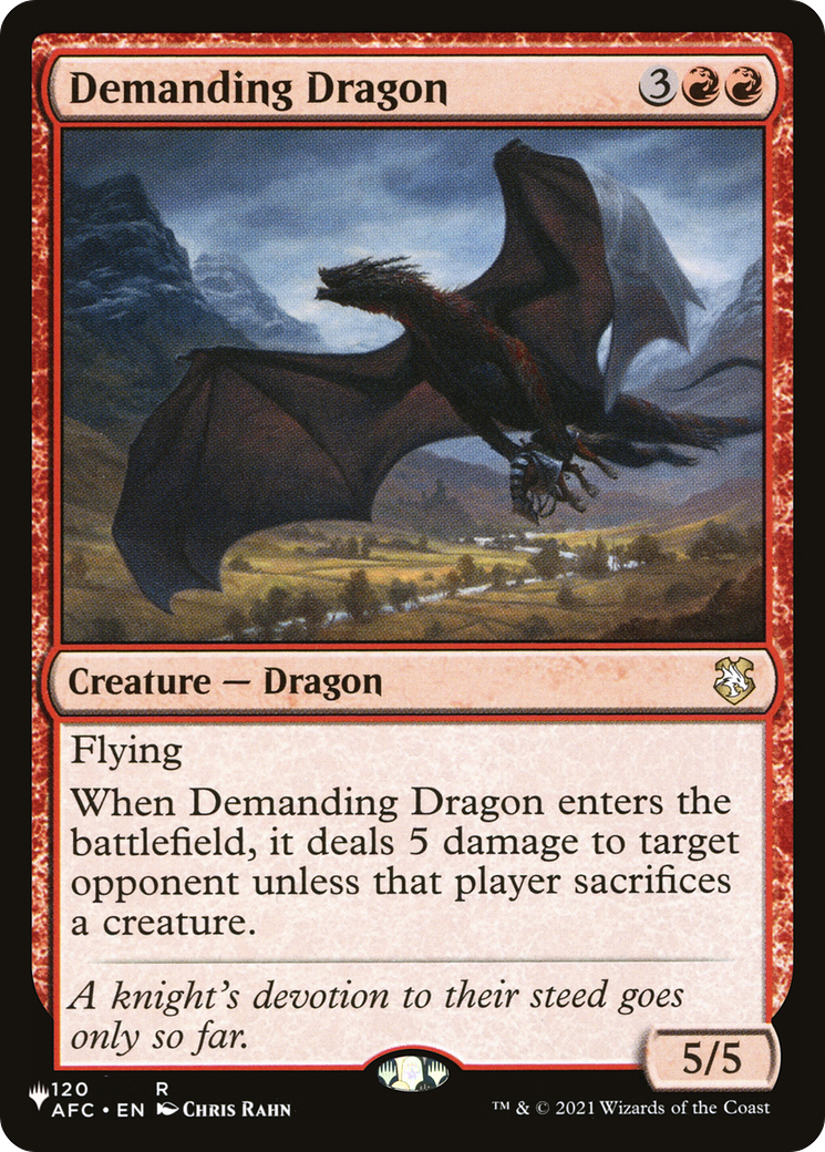 Demanding Dragon (LIST-120) - The List Reprints