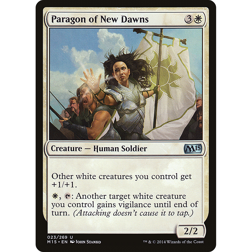 Paragon of New Dawns (M15-023) - Magic 2015 Foil