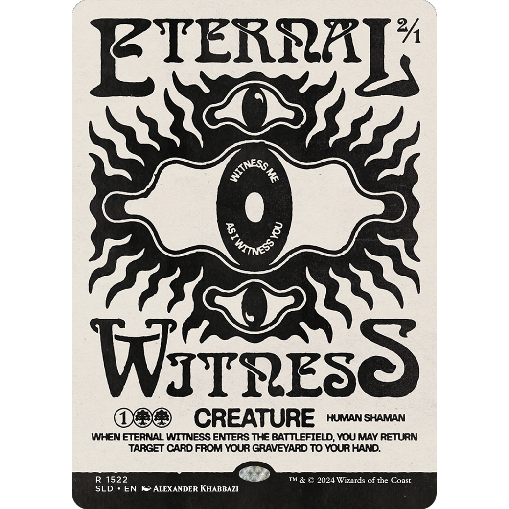Eternal Witness (1522) (SLD-1522) - Secret Lair Drop (Borderless)