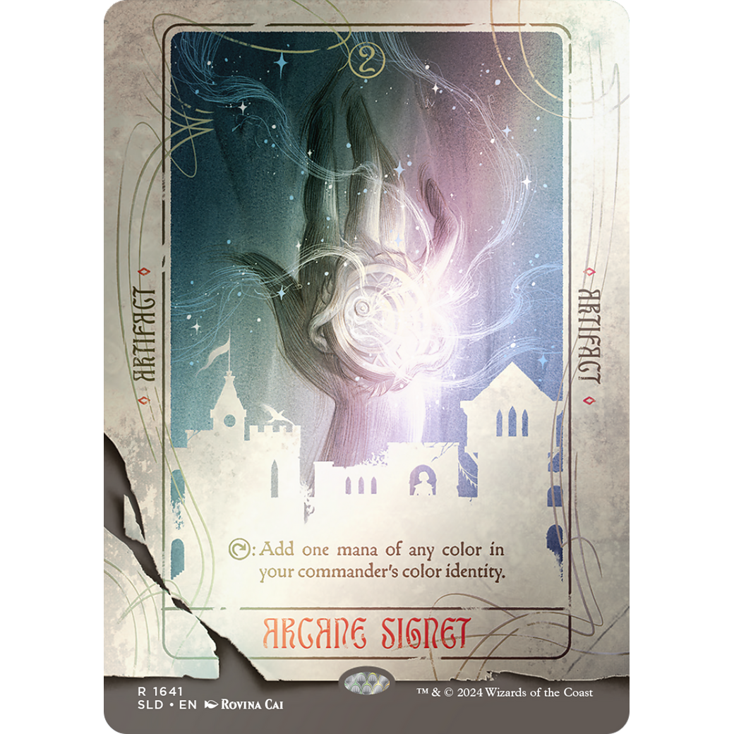 Arcane Signet (1641) (Rainbow Foil) (SLD-1641) - Secret Lair Drop (Borderless) Foil