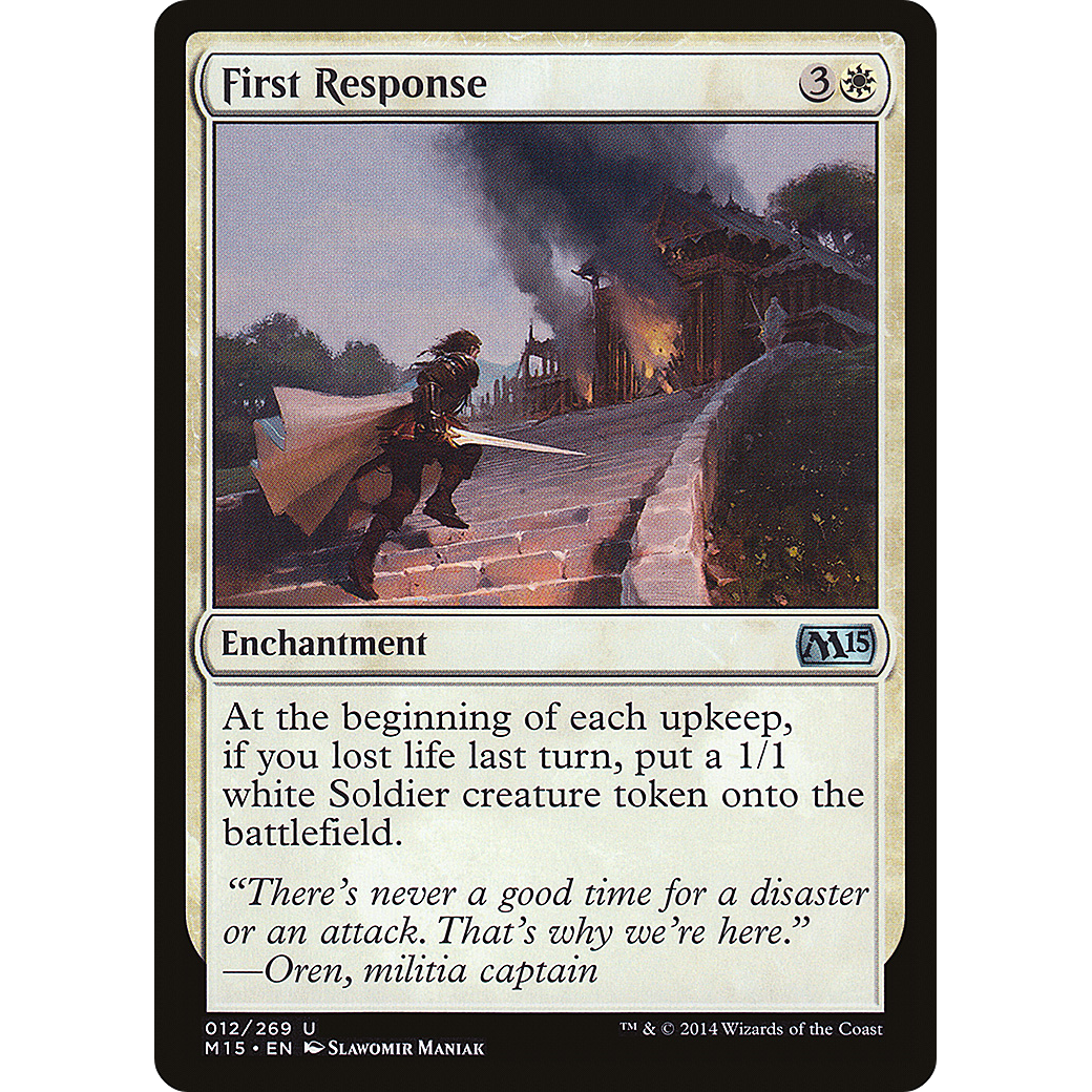 First Response (M15-012) - Magic 2015 Foil