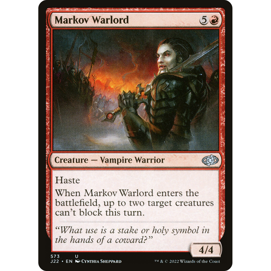 Markov Warlord (J22-573) - Jumpstart 2022