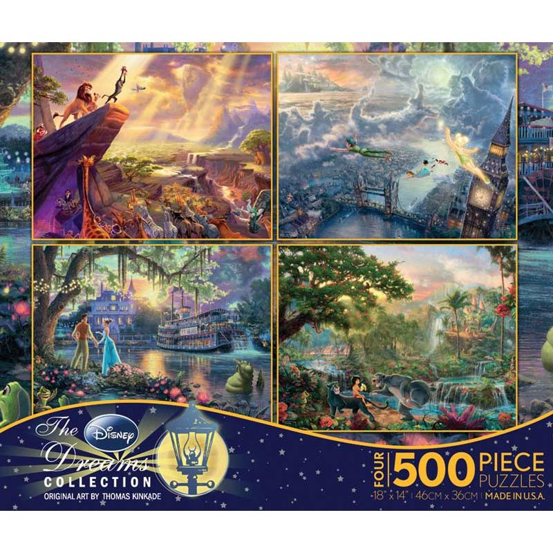 Puzzle: 4 in 1 Disney Collection 500pc (#3663-1)