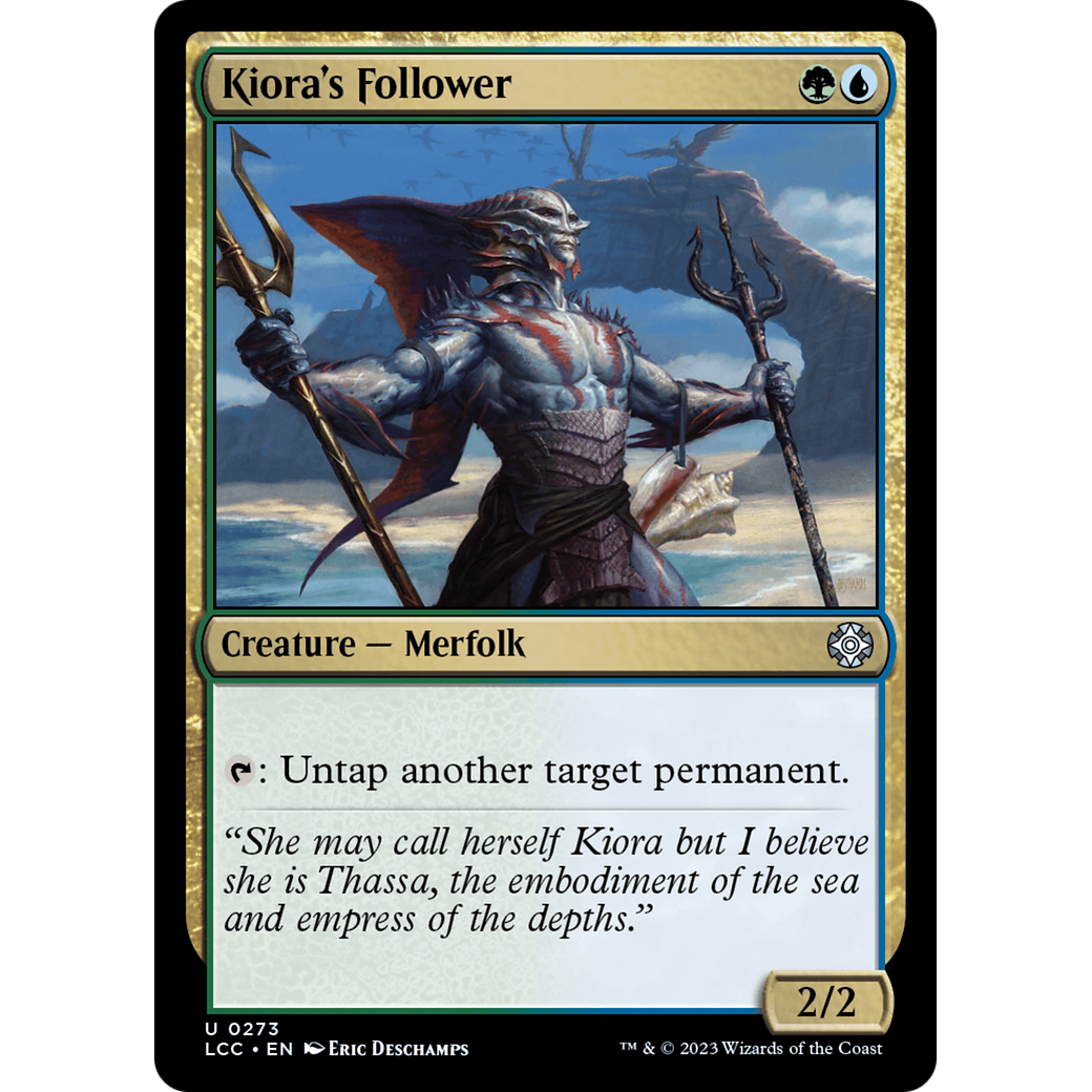 Kiora's Follower (LCC-273) - The Lost Caverns of Ixalan Commander