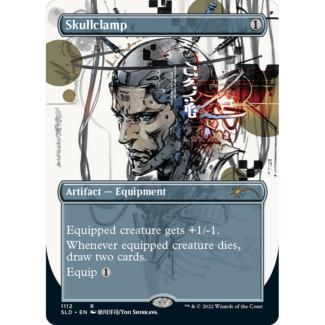 Skullclamp (Borderless) (SLD-1112) - Secret Lair Drop (Borderless) Foil
