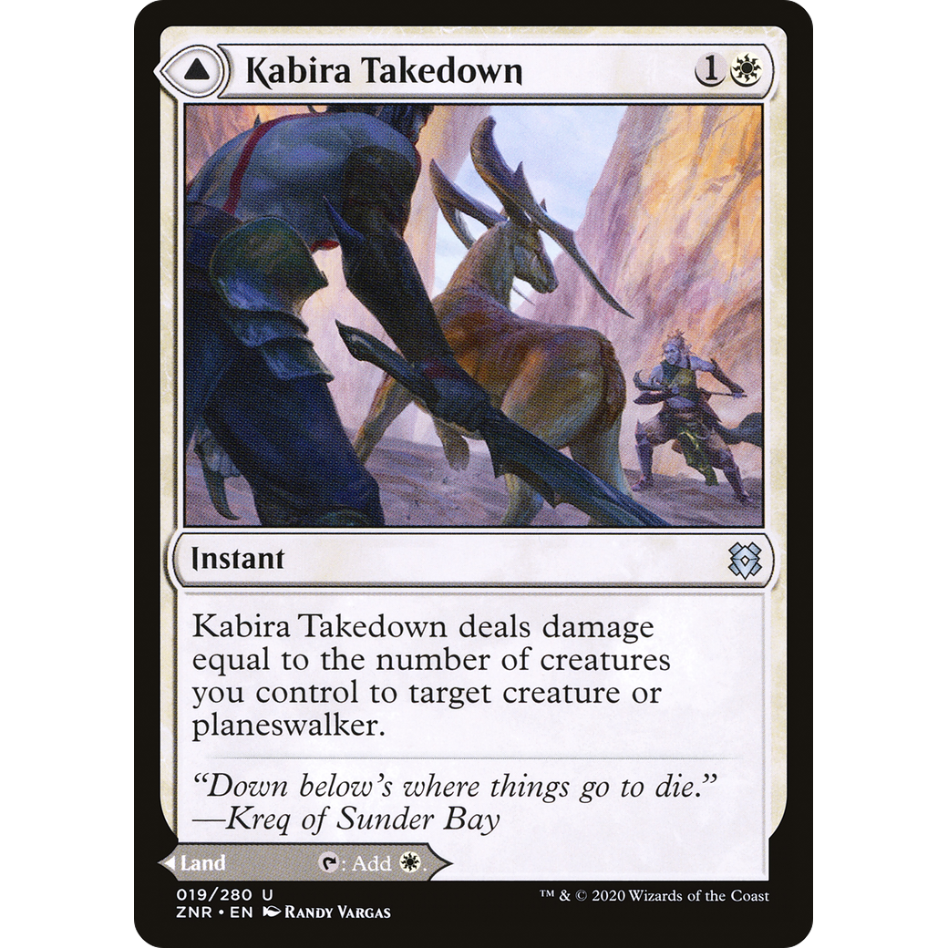 Kabira Takedown (ZNR-019) - Zendikar Rising