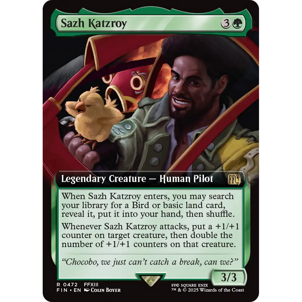 Sazh Katzroy (FIN-472) - FINAL FANTASY: (Extended Art)
