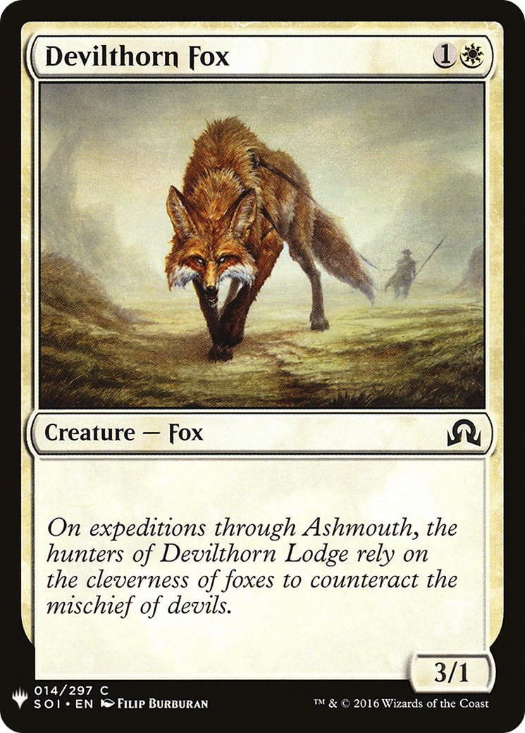 Devilthorn Fox (LIST-014) - The List