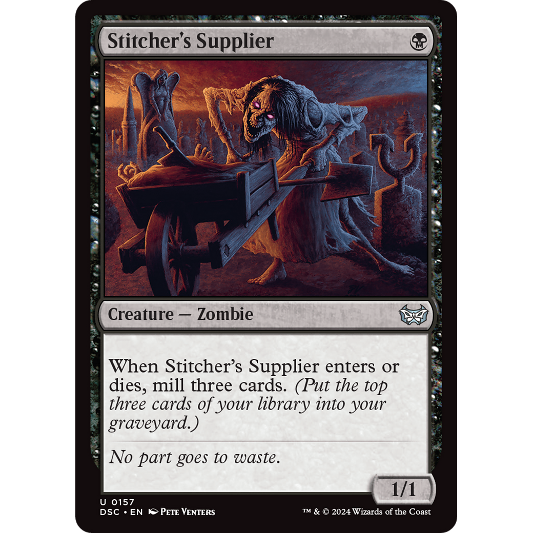 Stitcher's Supplier (DSC-157) - Duskmourn: House of Horror Commander