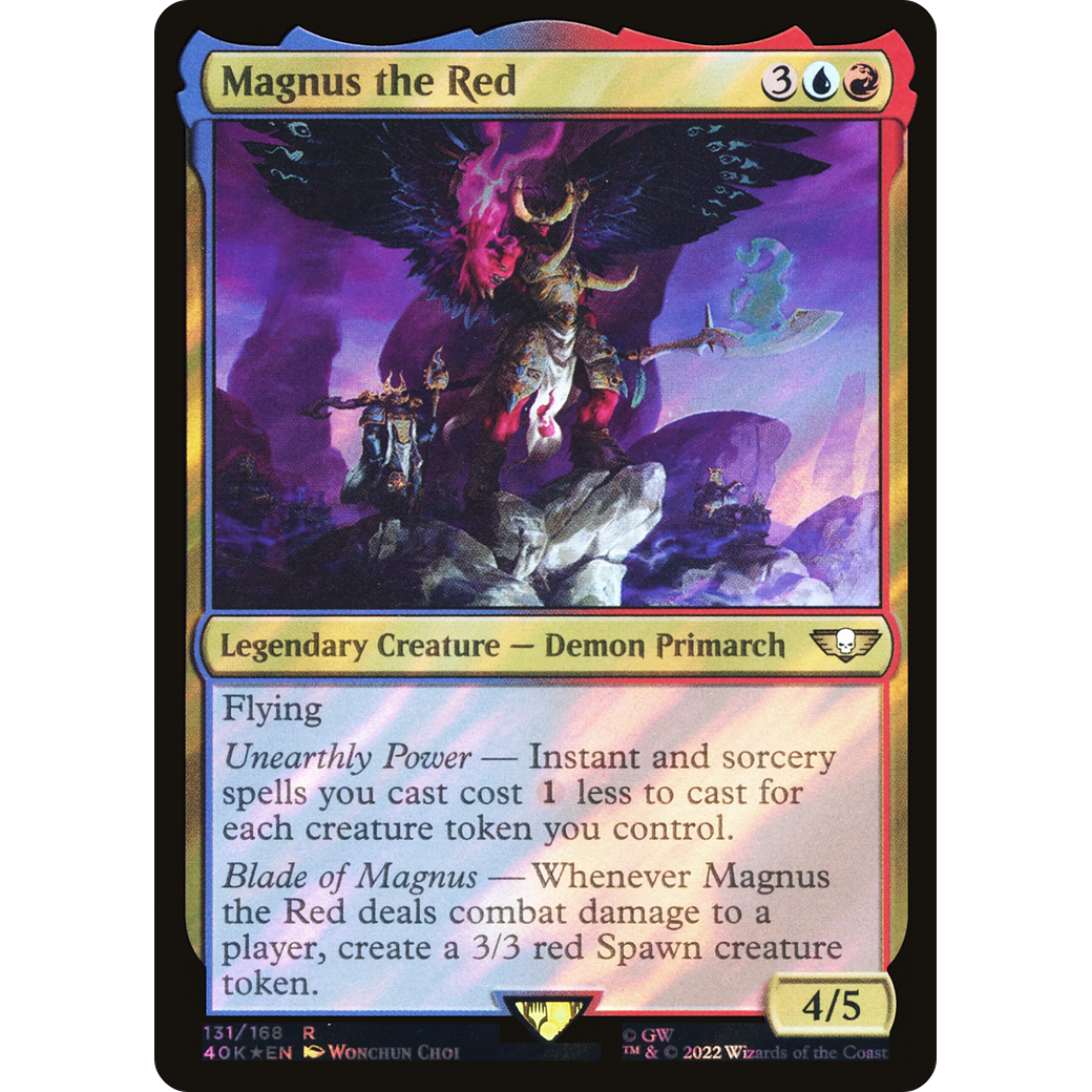 Magnus the Red (40K-131) - Warhammer 40,000 Commander Foil