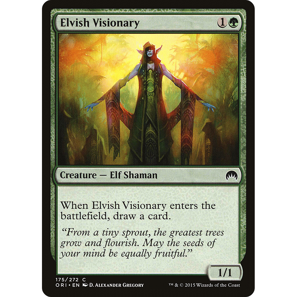 Elvish Visionary (ORI-175) - Magic Origins Foil