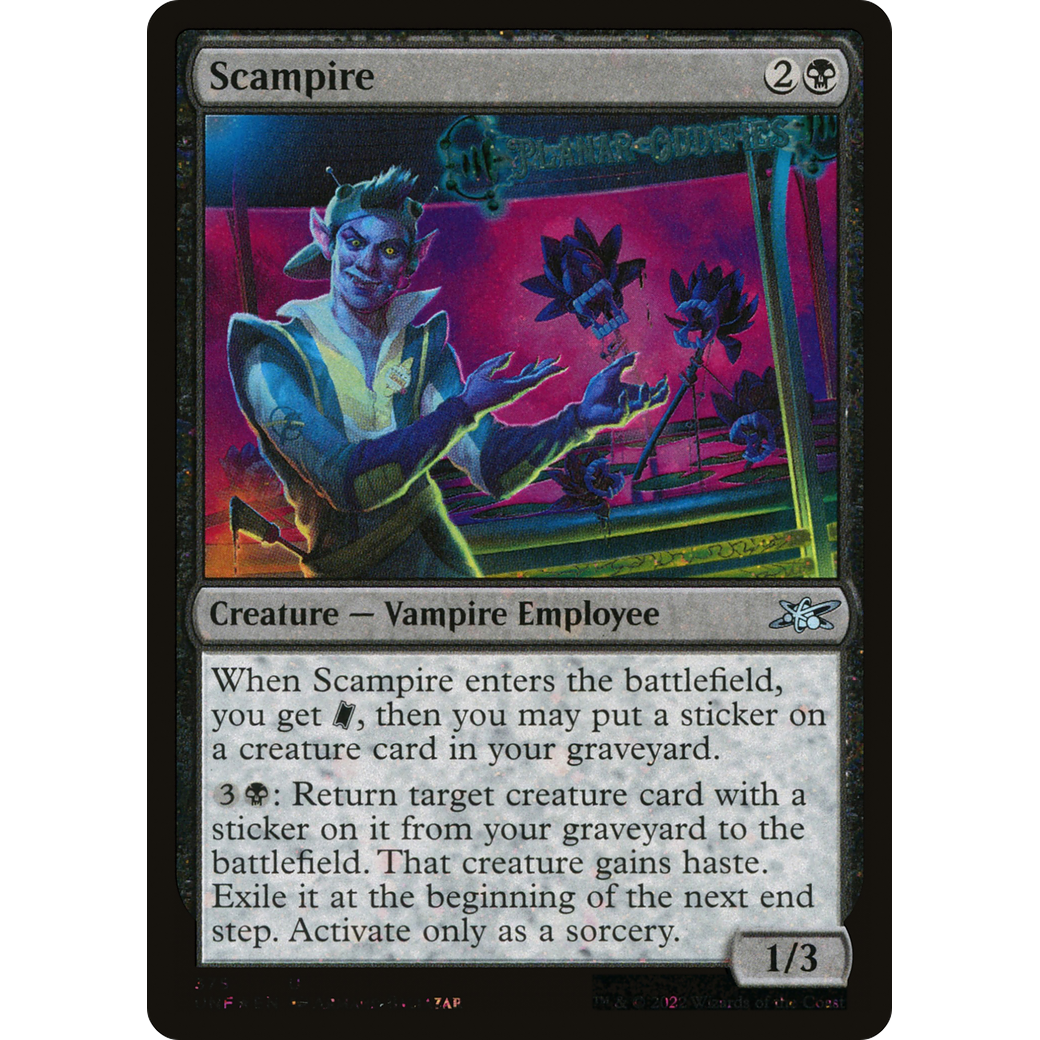 Scampire (Galaxy Foil) (UNF-375) - Unfinity Foil