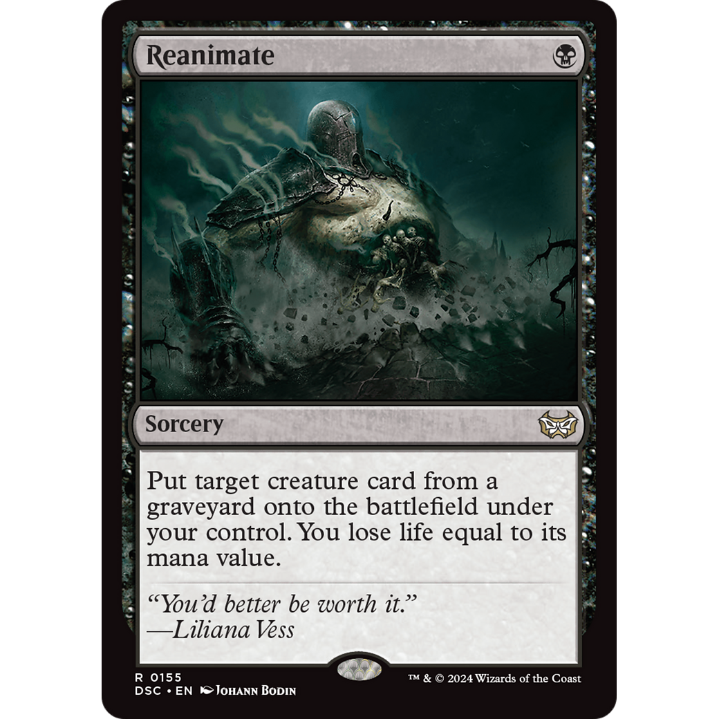 Reanimate (DSC-155) - Duskmourn: House of Horror Commander