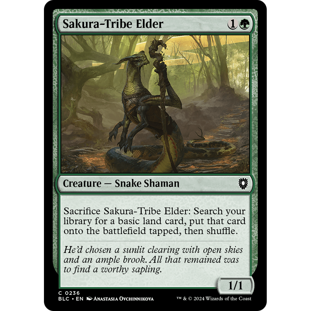 Sakura-Tribe Elder (BLC-236) - Bloomburrow Commander