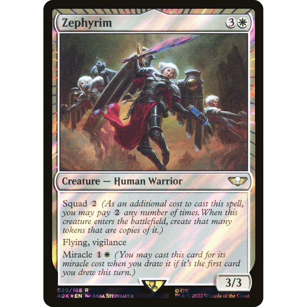 Zephyrim (40K-020) - Warhammer 40,000 Commander Foil