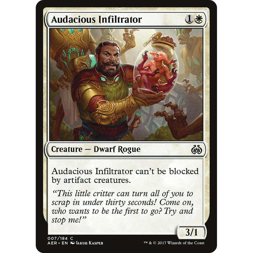 Audacious Infiltrator (AER-007) - Aether Revolt Foil