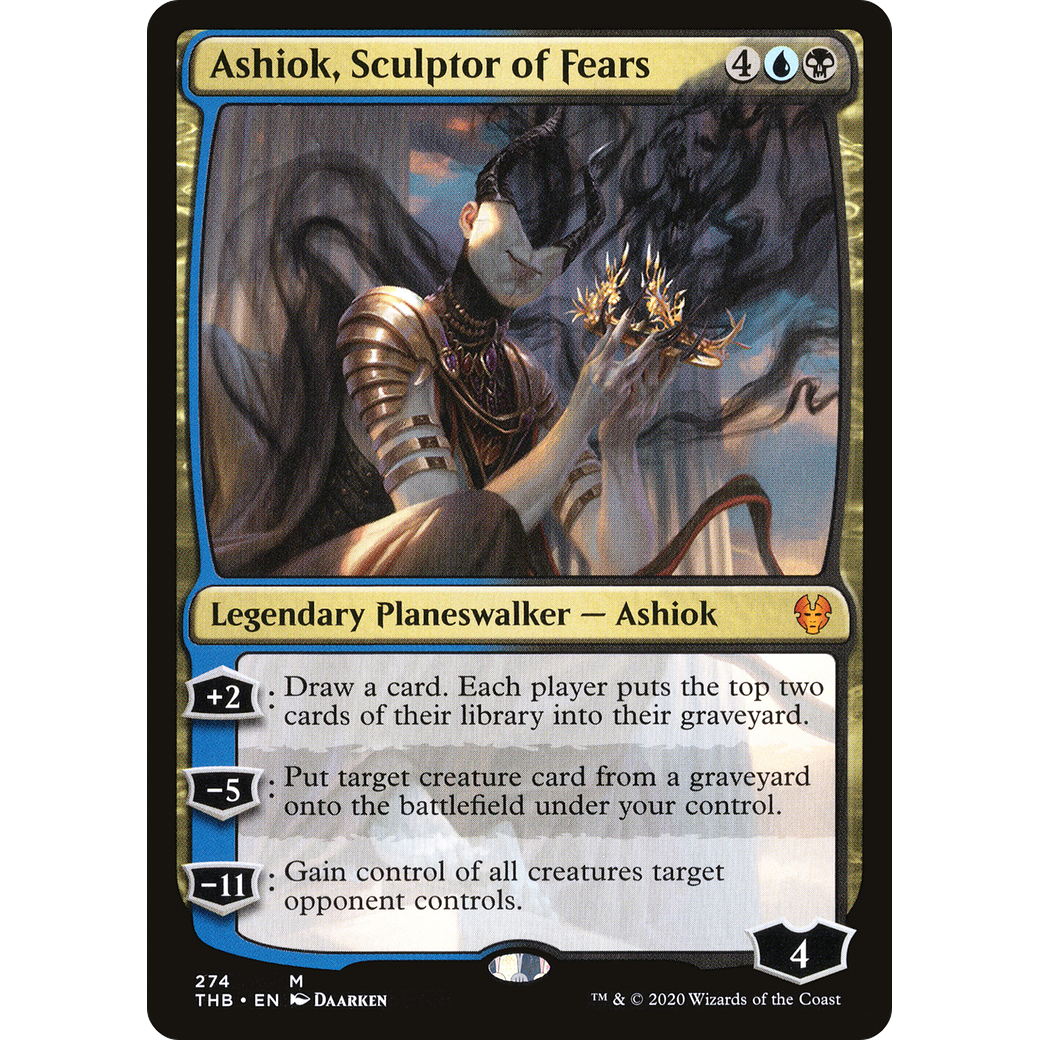 Ashiok, Sculptor of Fears (THB-274) - Theros Beyond Death Foil