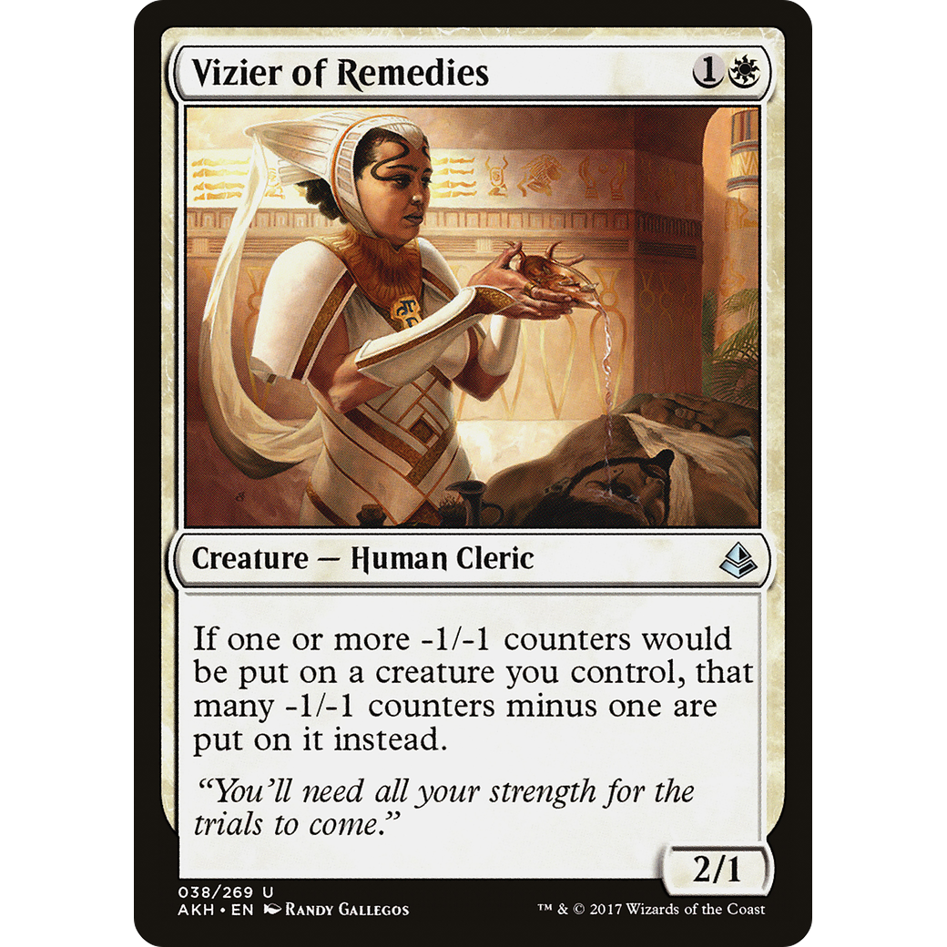 Vizier of Remedies (AKH-038) - Amonkhet Foil