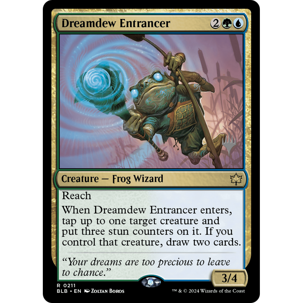Dreamdew Entrancer (PPBLB-211P) - Bloomburrow Promos Foil