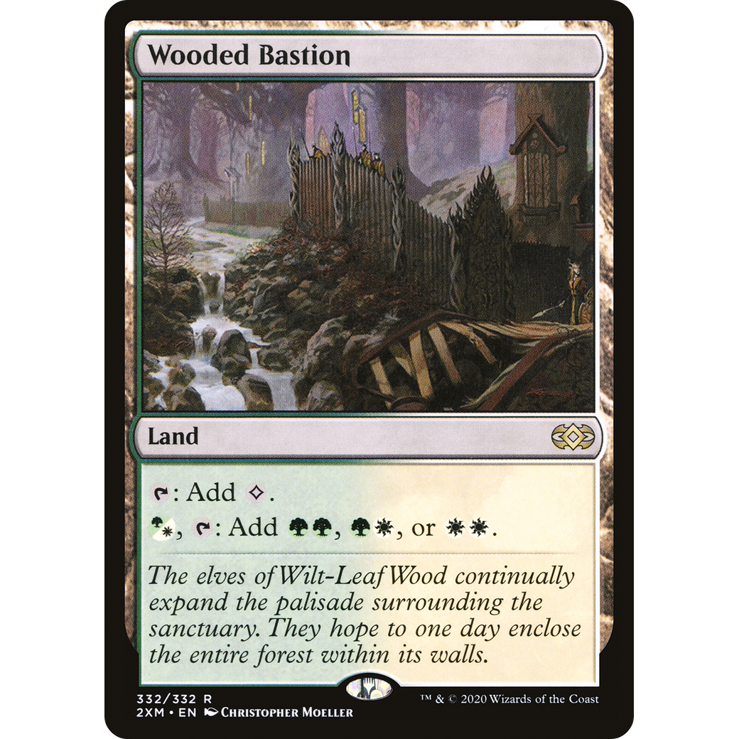 Wooded Bastion (2XM-332) - Double Masters Foil