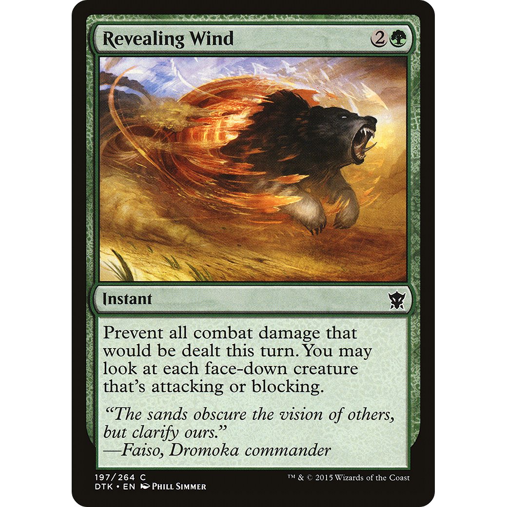Revealing Wind (DTK-197) - Dragons of Tarkir Foil