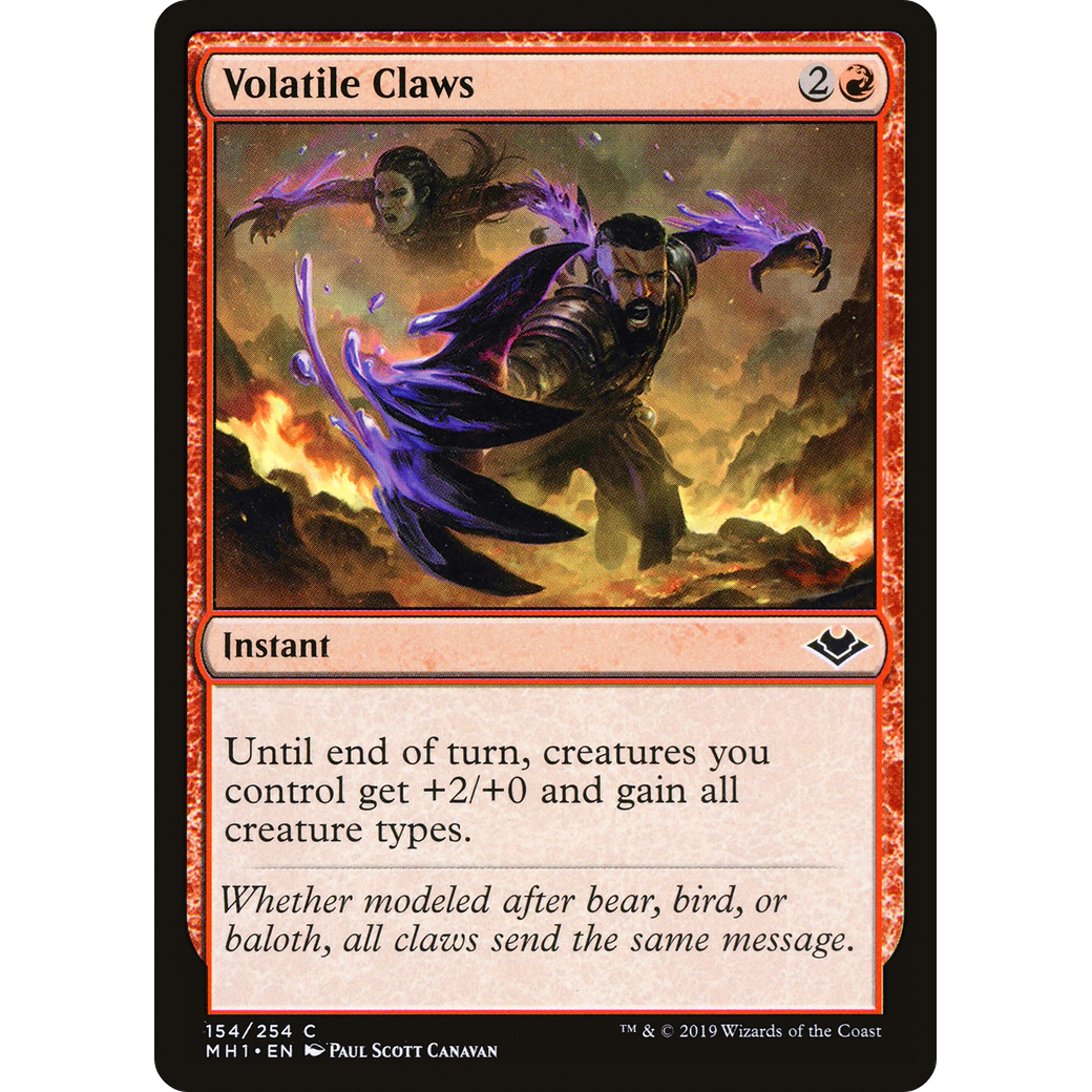 Volatile Claws (MH1-154) - Modern Horizons