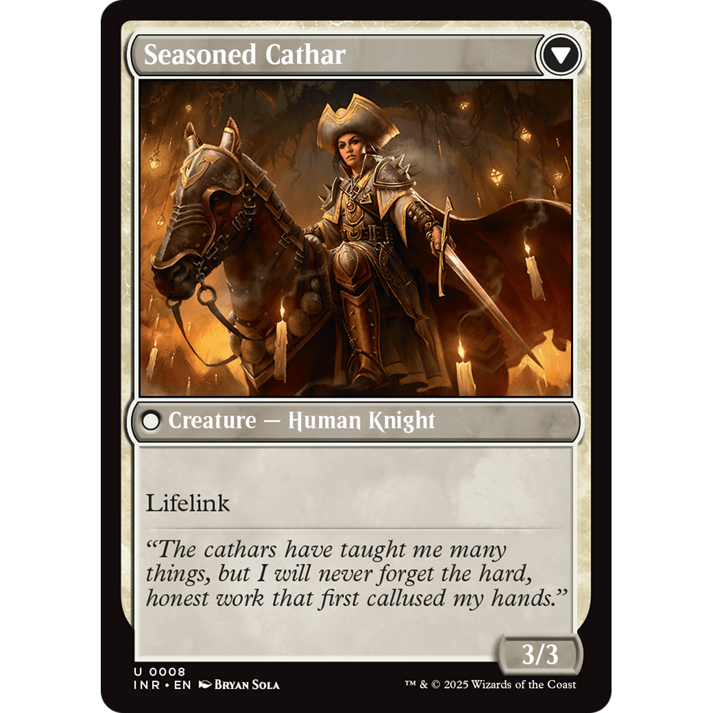 Ambitious Farmhand // Seasoned Cathar (INR-008) - Innistrad Remastered Foil