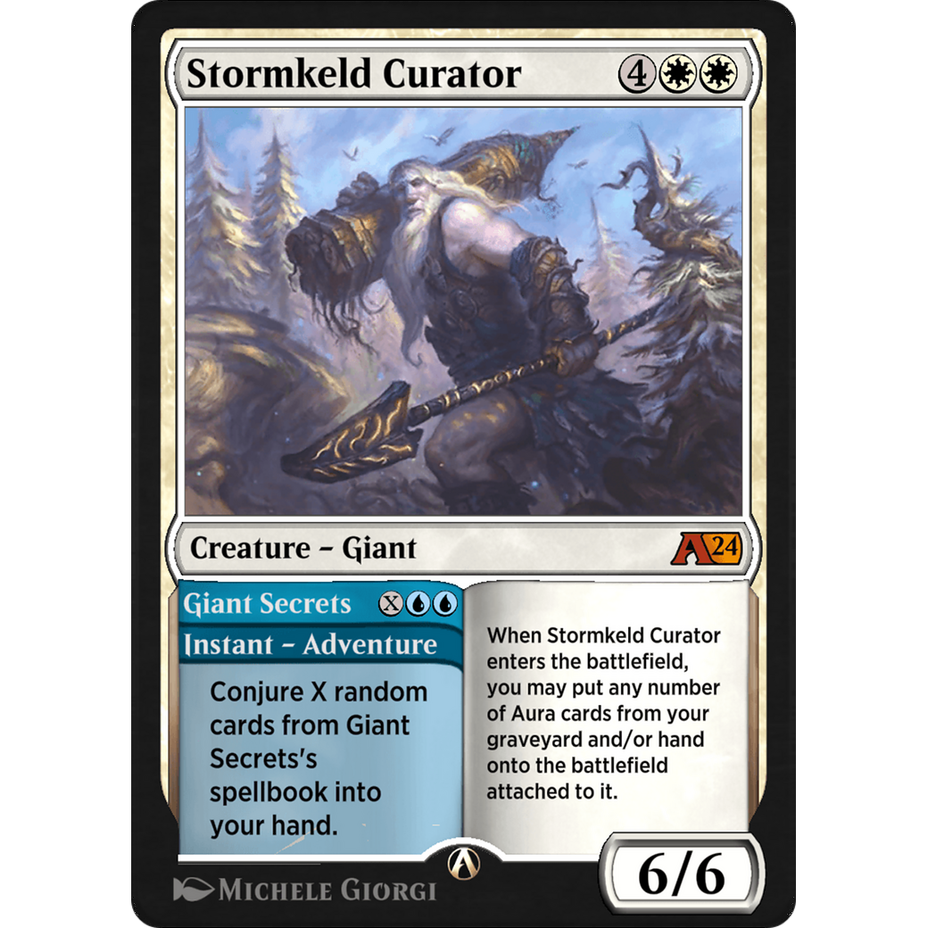 Stormkeld Curator // Giant Secrets (YWOE-026) - Alchemy: Wilds of Eldraine