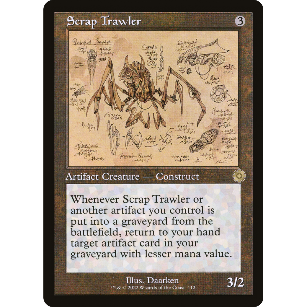 Scrap Trawler (Schematic) (BRR-112) - The Brothers' War Retro Artifacts