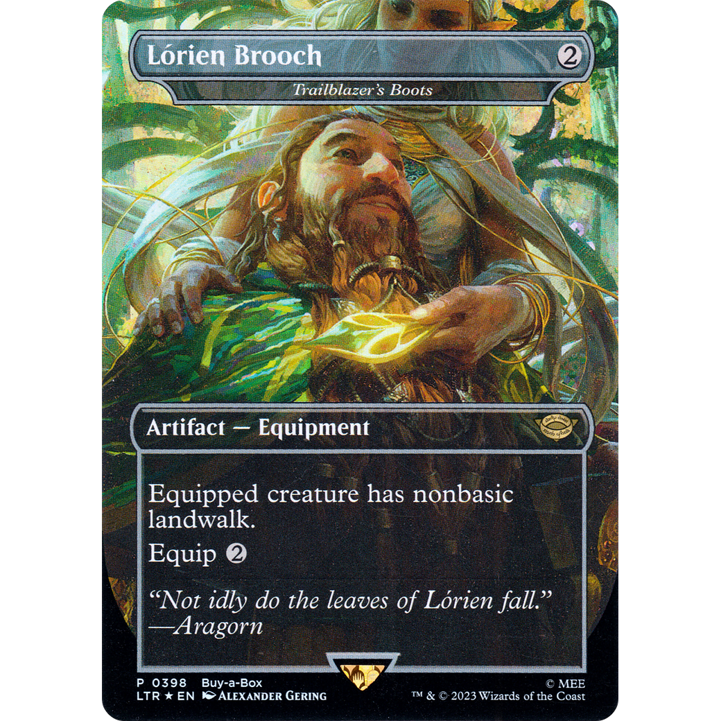 Trailblazer's Boots (BABP-398) - The Lord of the Rings: Tales of Middle-earth / Lórien Brooch (Borderless) Foil