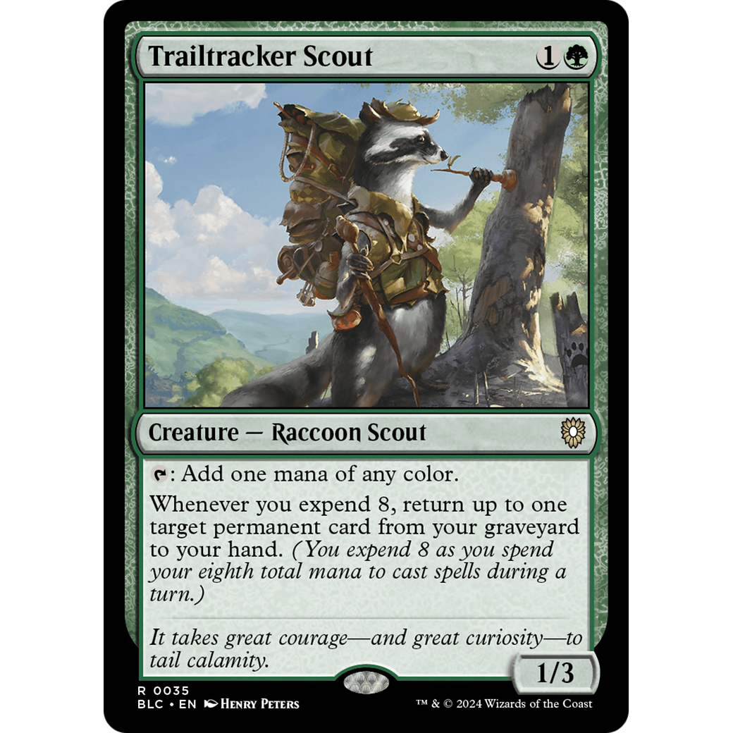 Trailtracker Scout (BLC-035) - Bloomburrow Commander