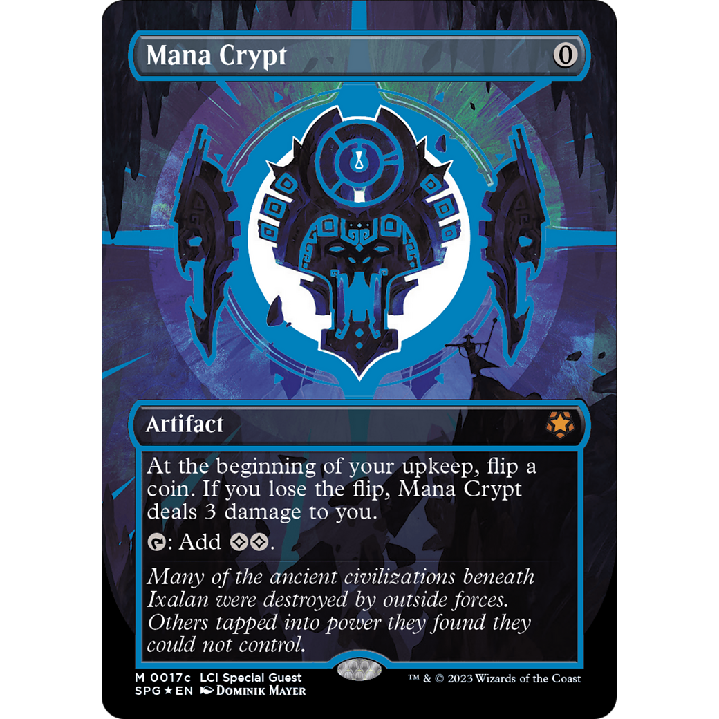Mana Crypt (0017c) (Borderless) (SPG-17C) - Special Guests (Borderless) Foil