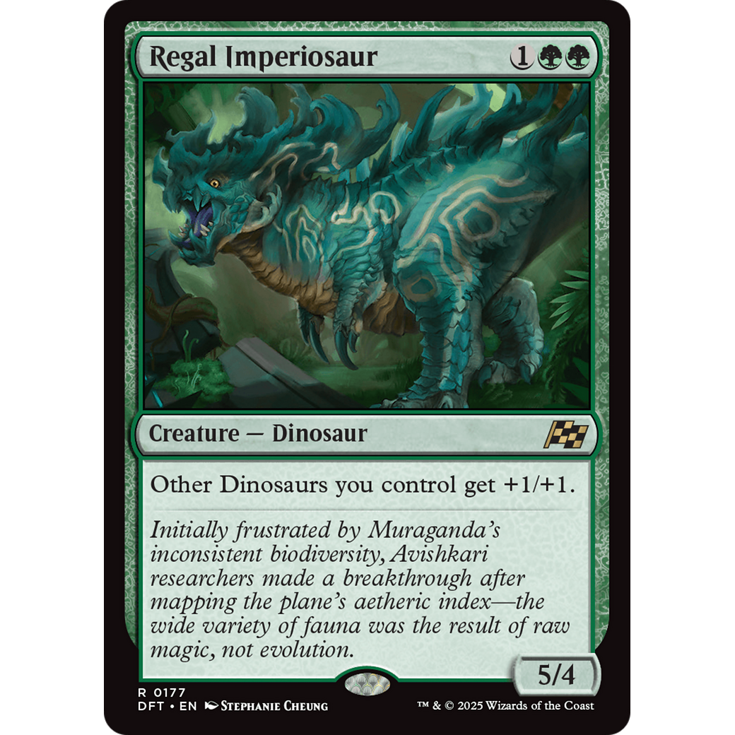 Regal Imperiosaur (DFT-177) - Aetherdrift Foil