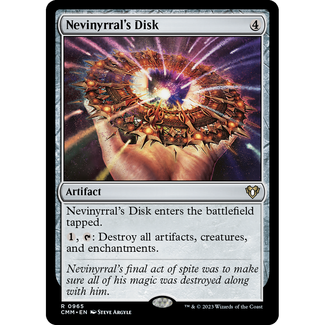 Nevinyrral's Disk (CMM-965) - Commander Masters