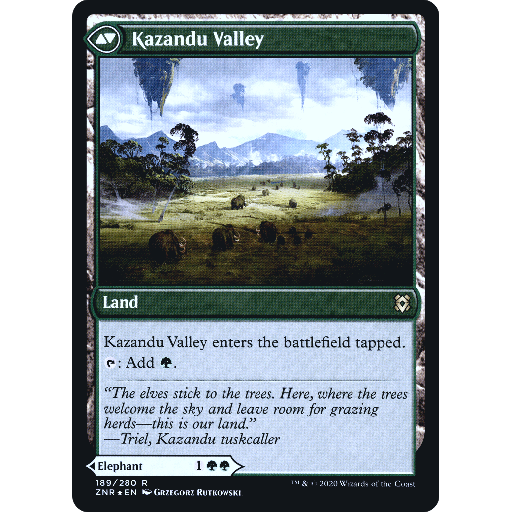 Kazandu Mammoth (PRE-189) - Zendikar Rising Promos Foil