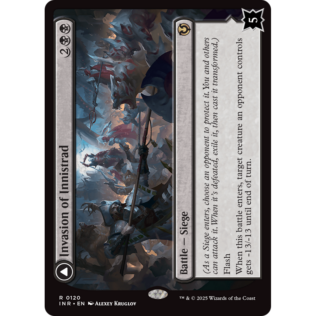 Invasion of Innistrad // Deluge of the Dead (INR-120) - Innistrad Remastered: (enchantment)