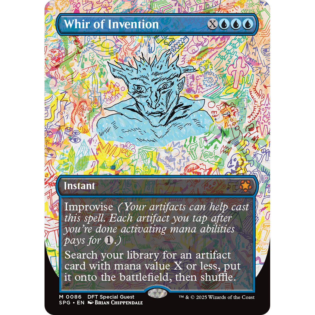 Whir of Invention (Borderless) (SPG-086) - Special Guests (Borderless) Foil
