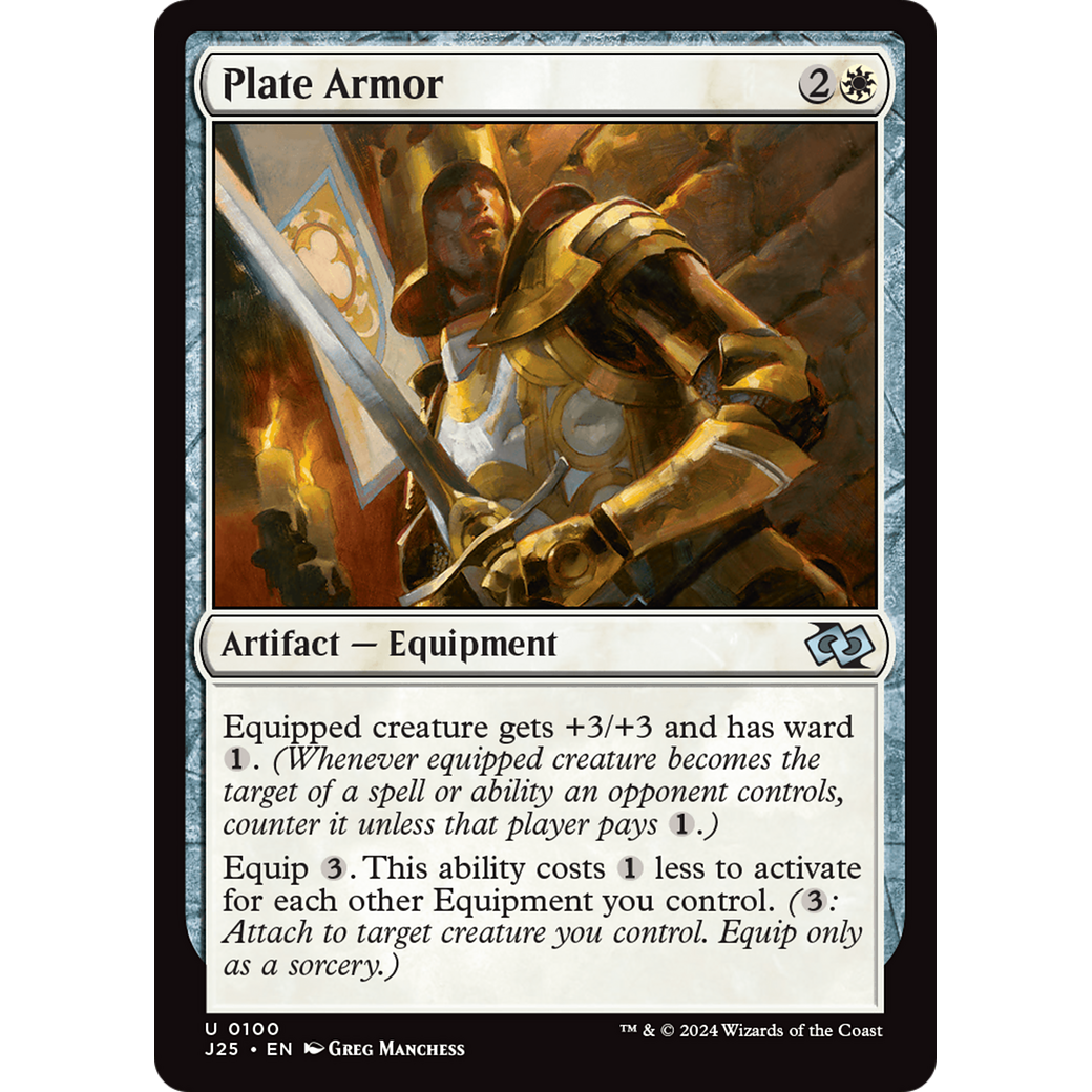 Plate Armor (J25-100) - Foundations Jumpstart