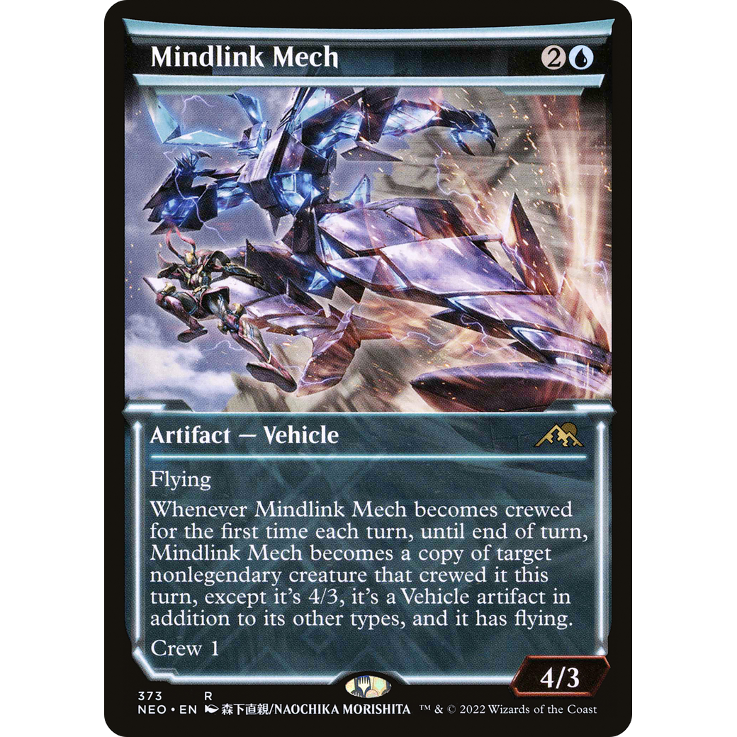 Mindlink Mech (NEO-373) - Kamigawa: Neon Dynasty: (Showcase)