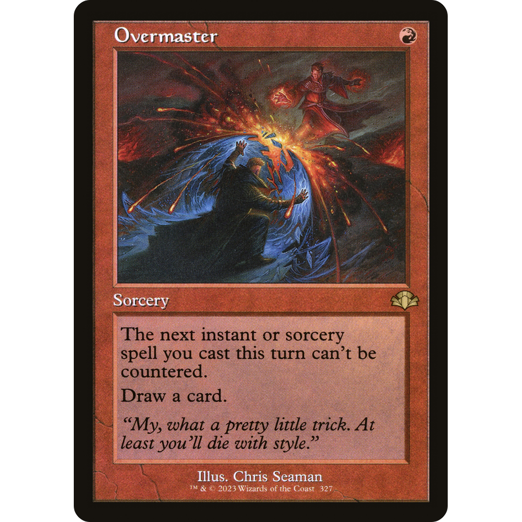 Overmaster (Retro Frame) (DMR-327) - Dominaria Remastered Foil