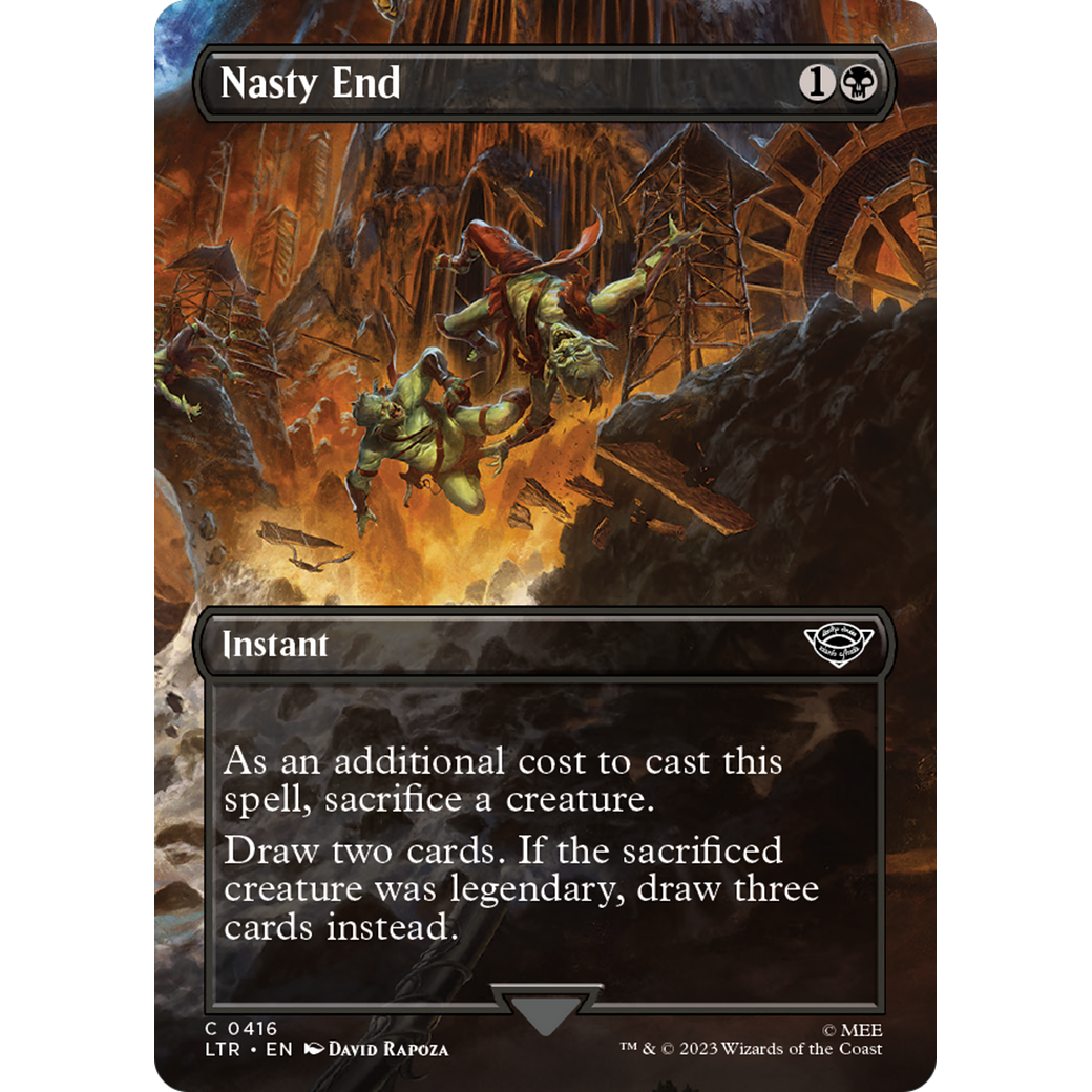 Nasty End (LTR-416) - The Lord of the Rings: Tales of Middle-earth (Borderless)