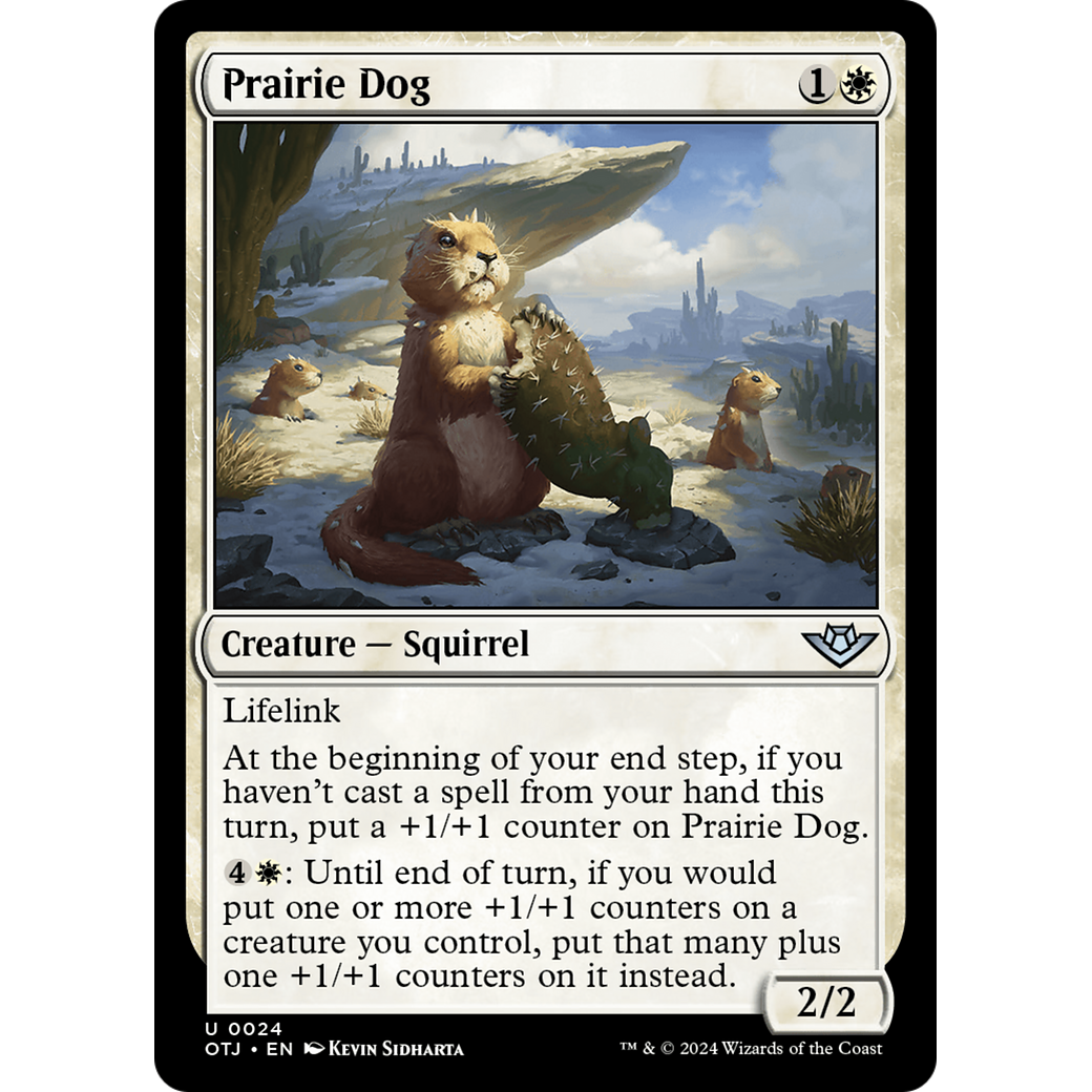 Prairie Dog (OTJ-024) - Outlaws of Thunder Junction Foil