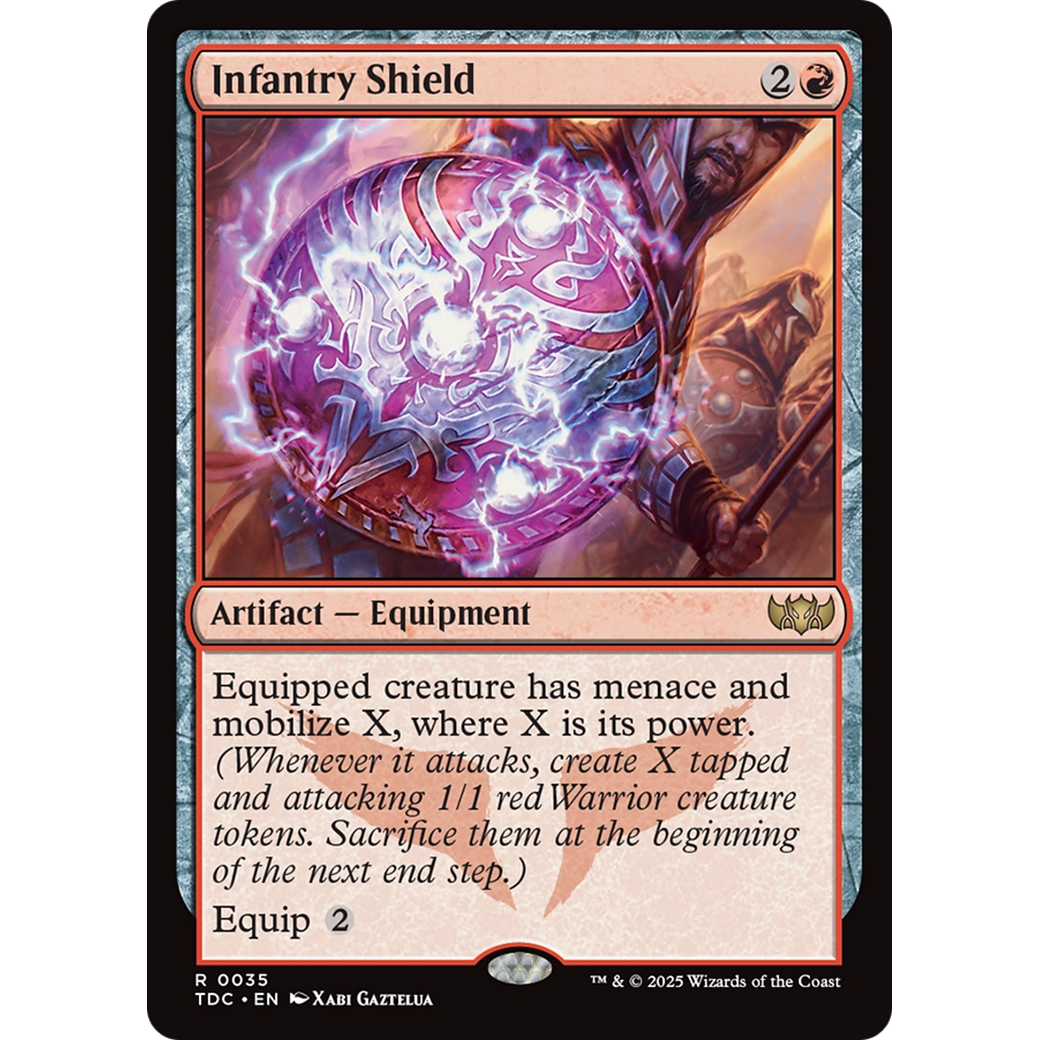 Infantry Shield (TDC-035) - Commander: Tarkir: Dragonstorm