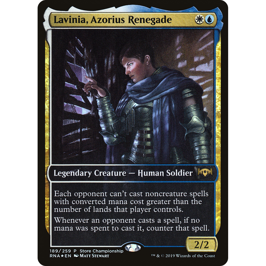 Lavinia, Azorius Renegade (GAME-189) - Ravnica Allegiance Promos Foil