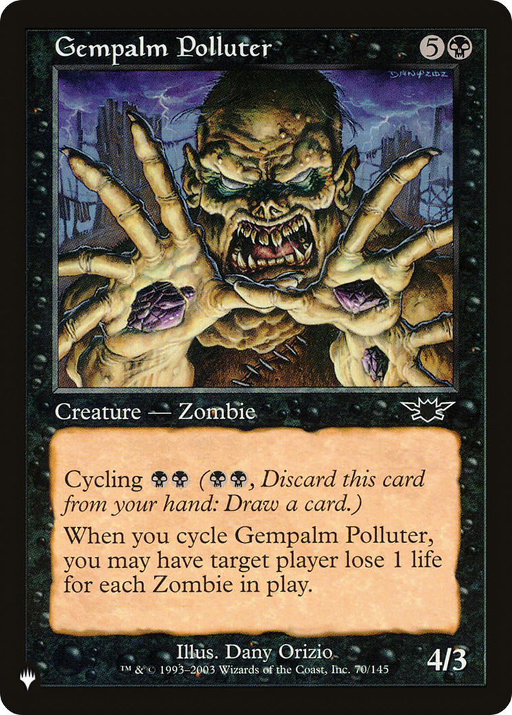 Gempalm Polluter (LIST-70/145) - The List
