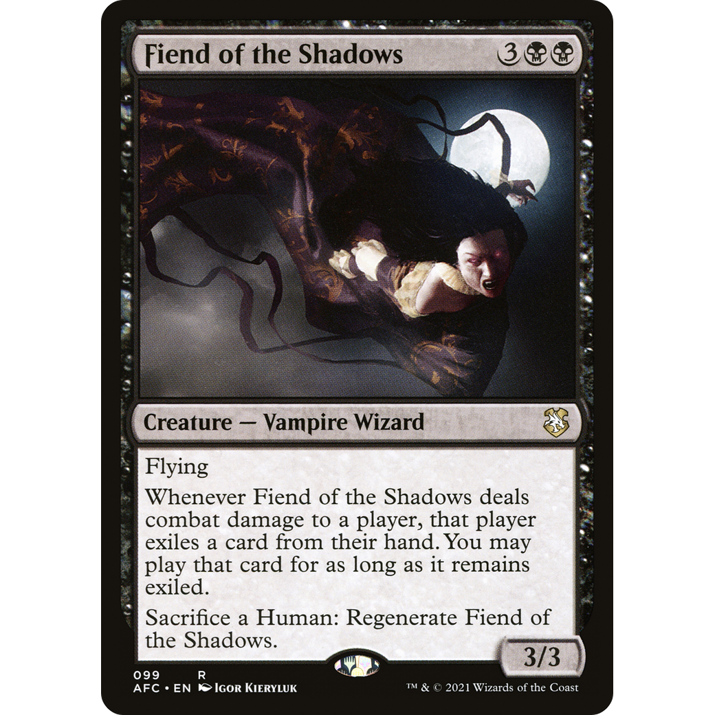Fiend of the Shadows (AFC-099) - Forgotten Realms Commander