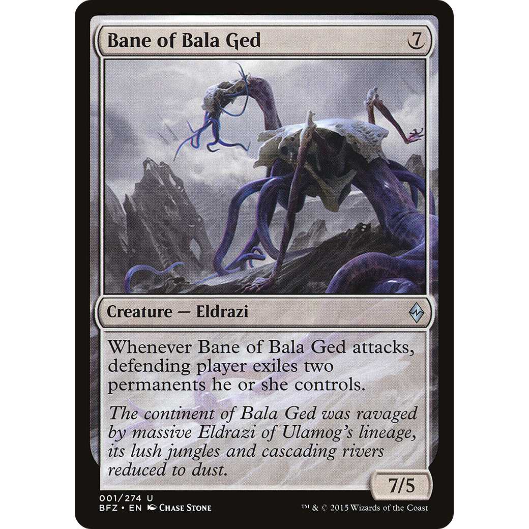 Bane of Bala Ged (BFZ-001) - Battle for Zendikar Foil