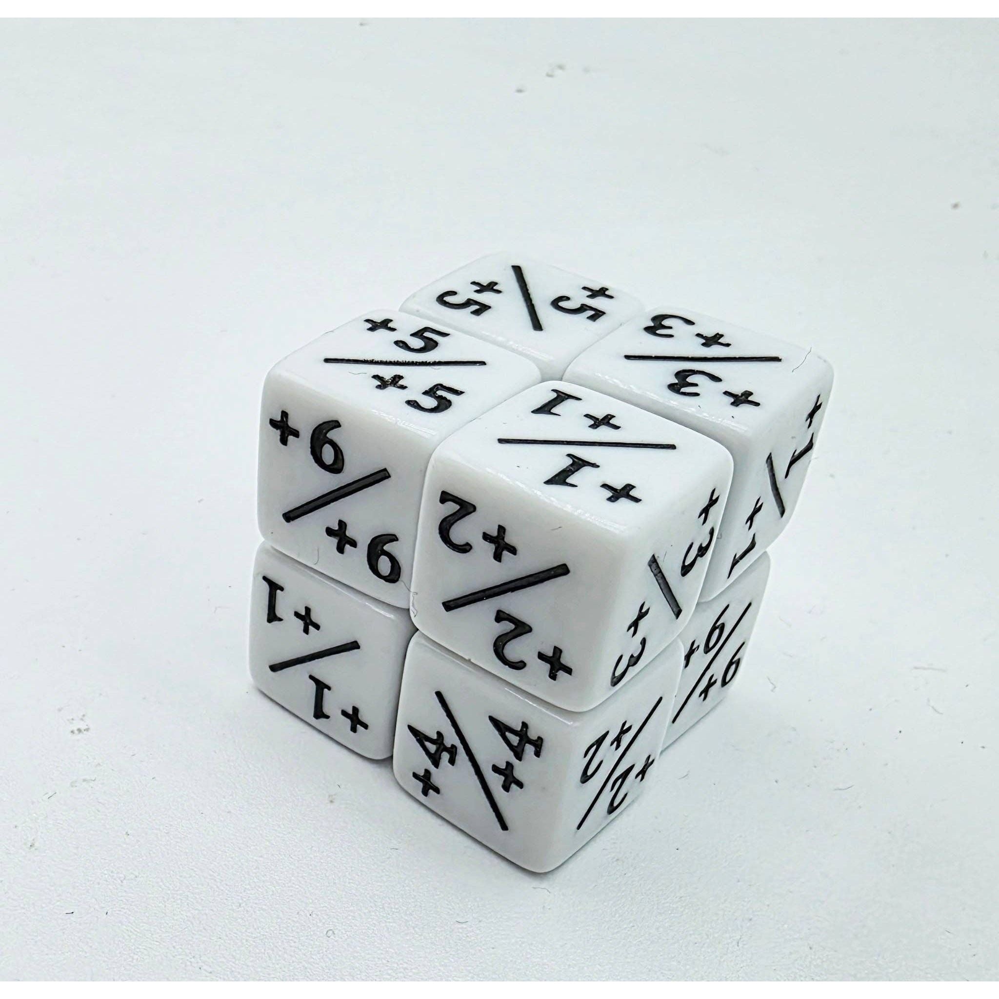 +1/+1 White Counters for Magic - Set of 8