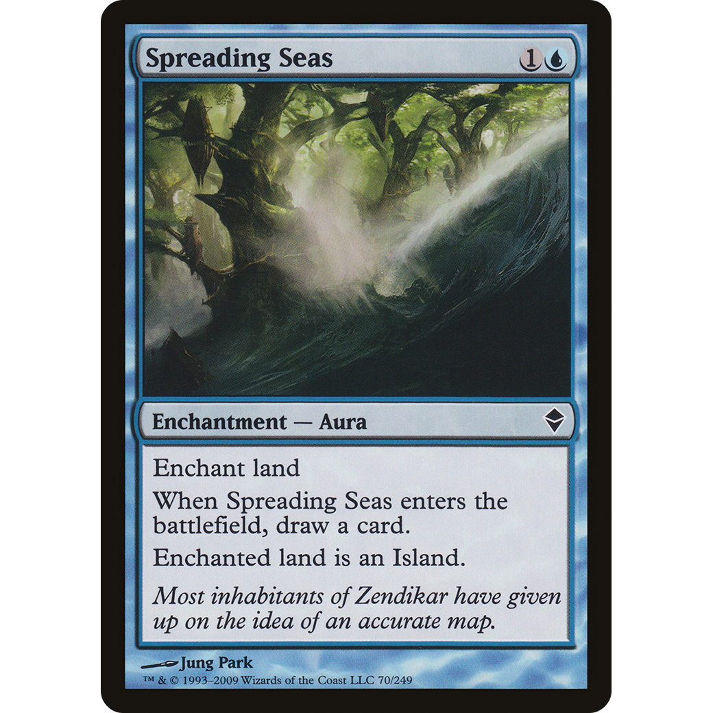 Spreading Seas (ZEN-070) - Zendikar Foil